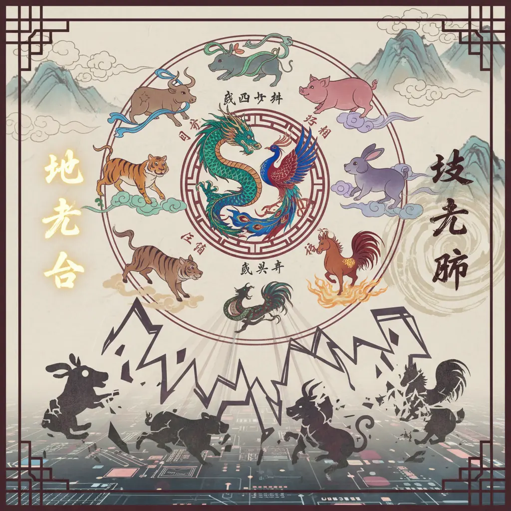 地支六破 - 地支六合