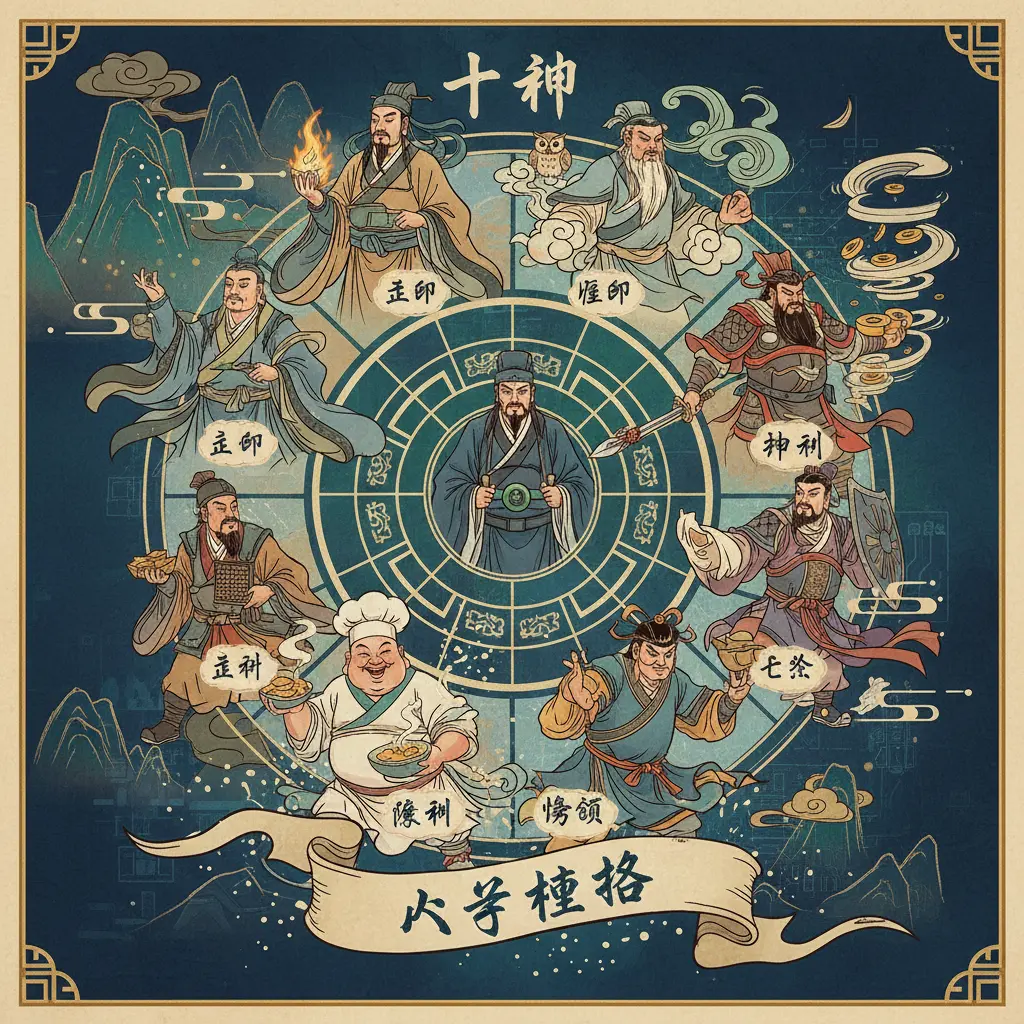 八字性格 - 十神