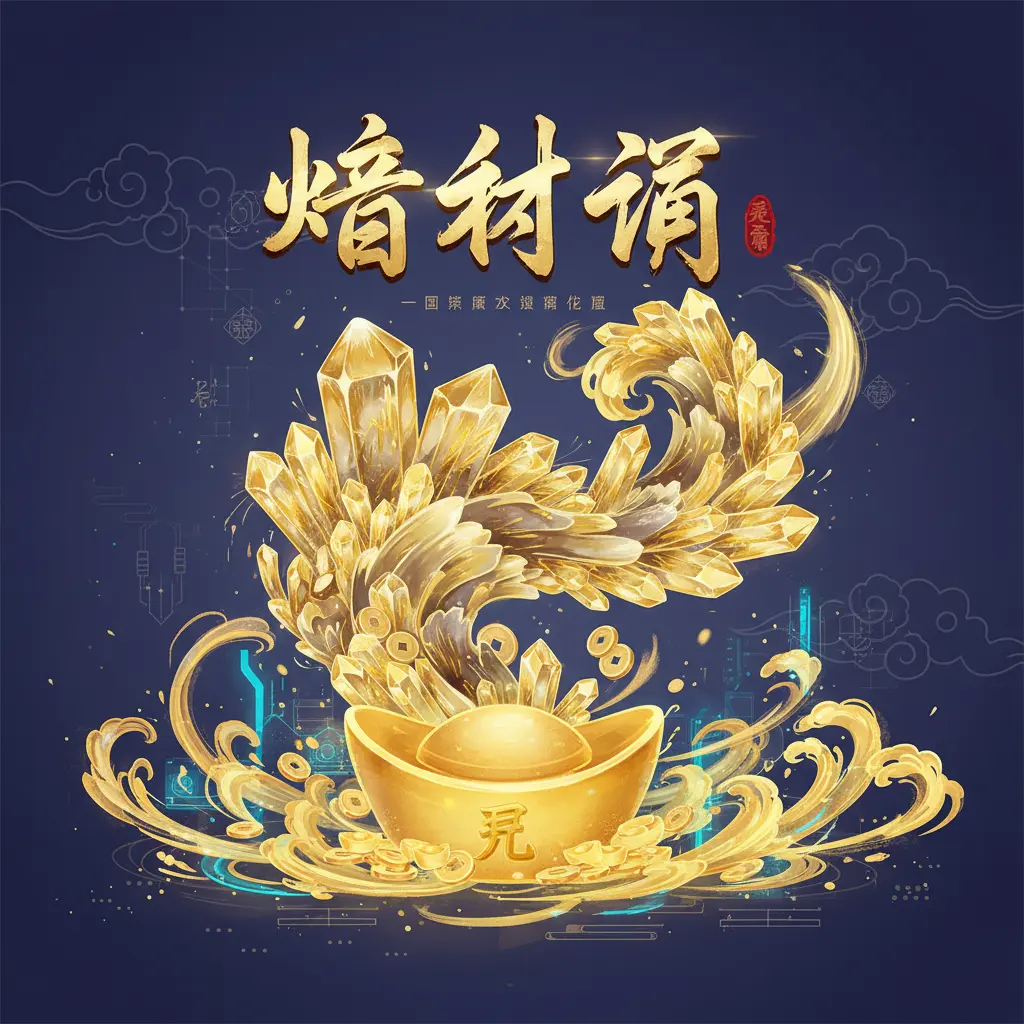 旺財運 - 金鈦晶