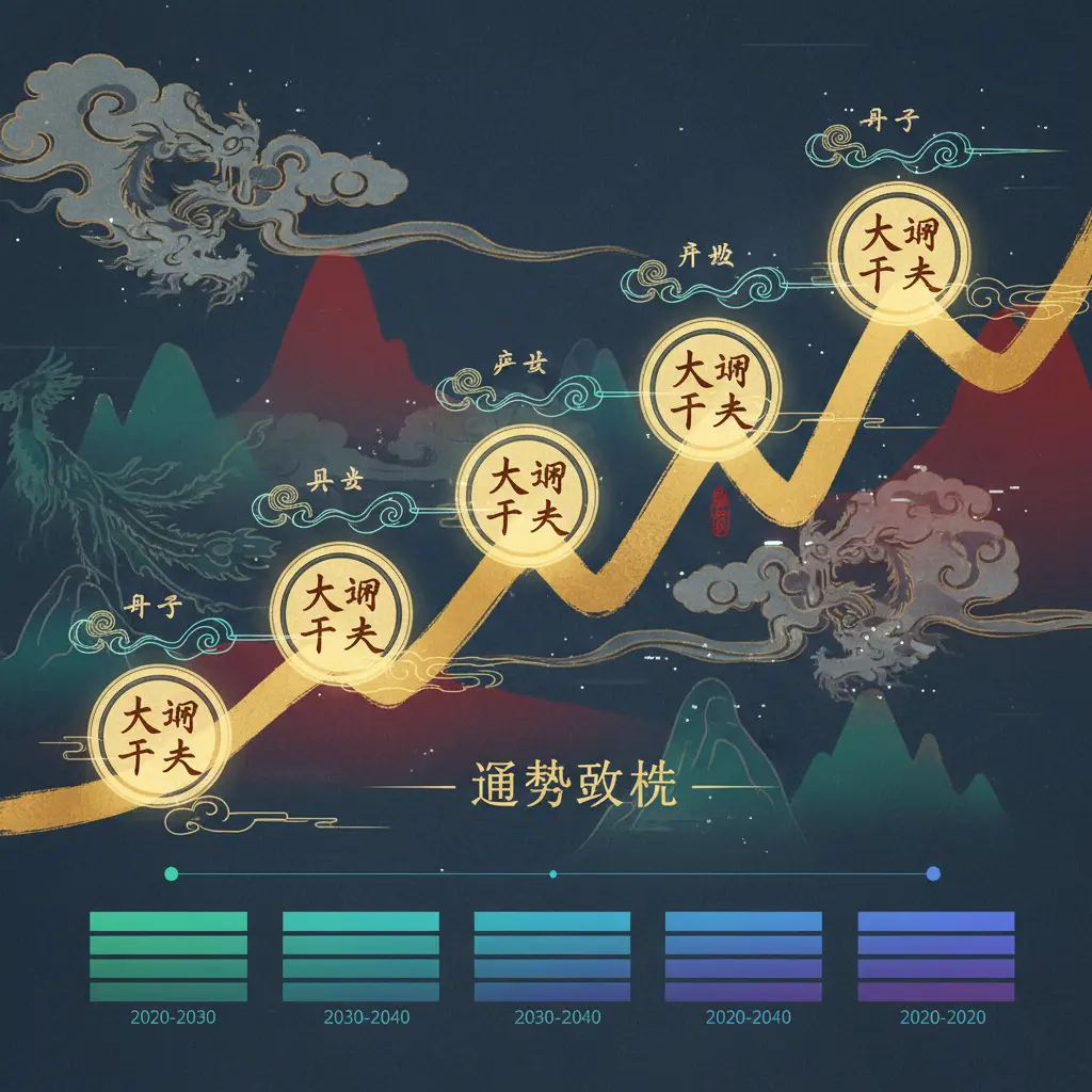 運勢曲線 - 大運干支