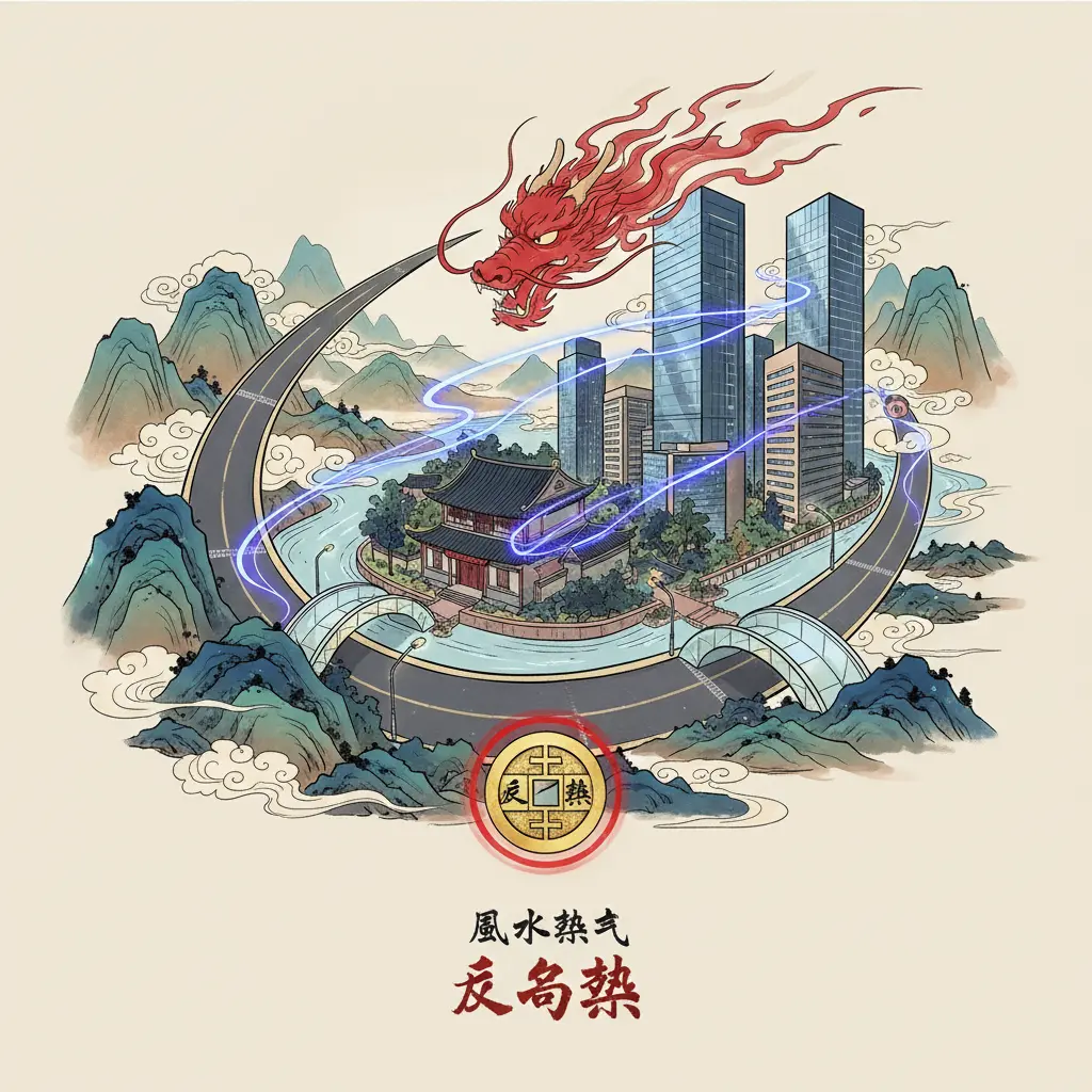 風水煞氣 - 反弓煞