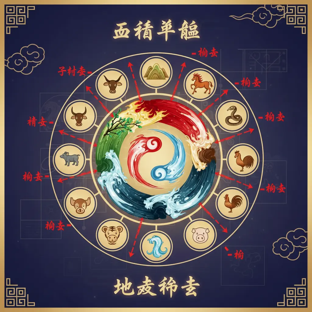 地支相害 - 五行平衡