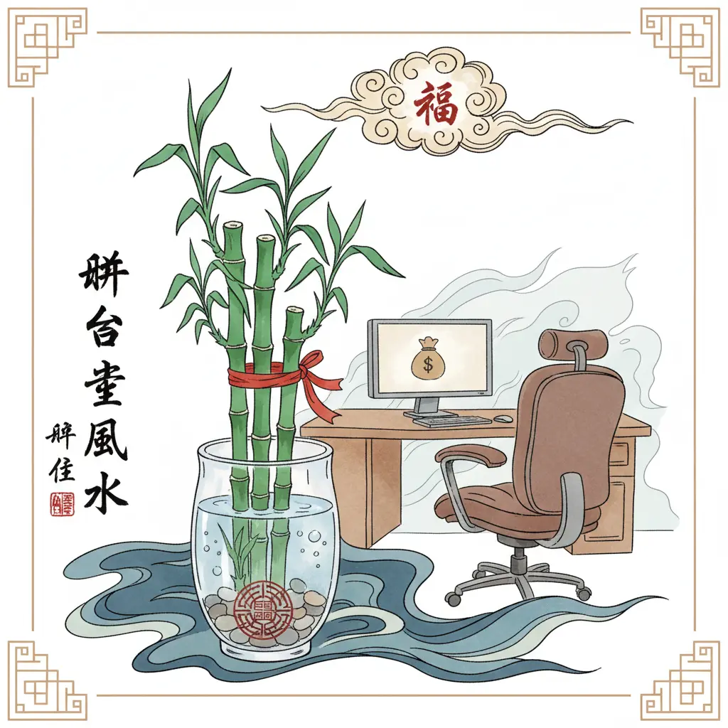 辦公室風水 - 富貴竹