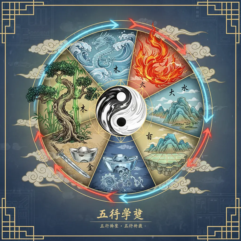 五行相生相剋 - 五行學說