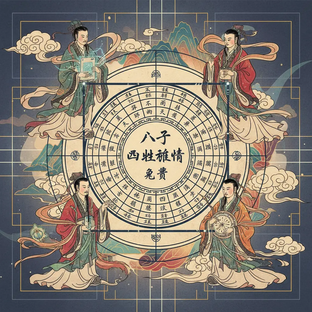 八字命盤 免費 - 四柱推命