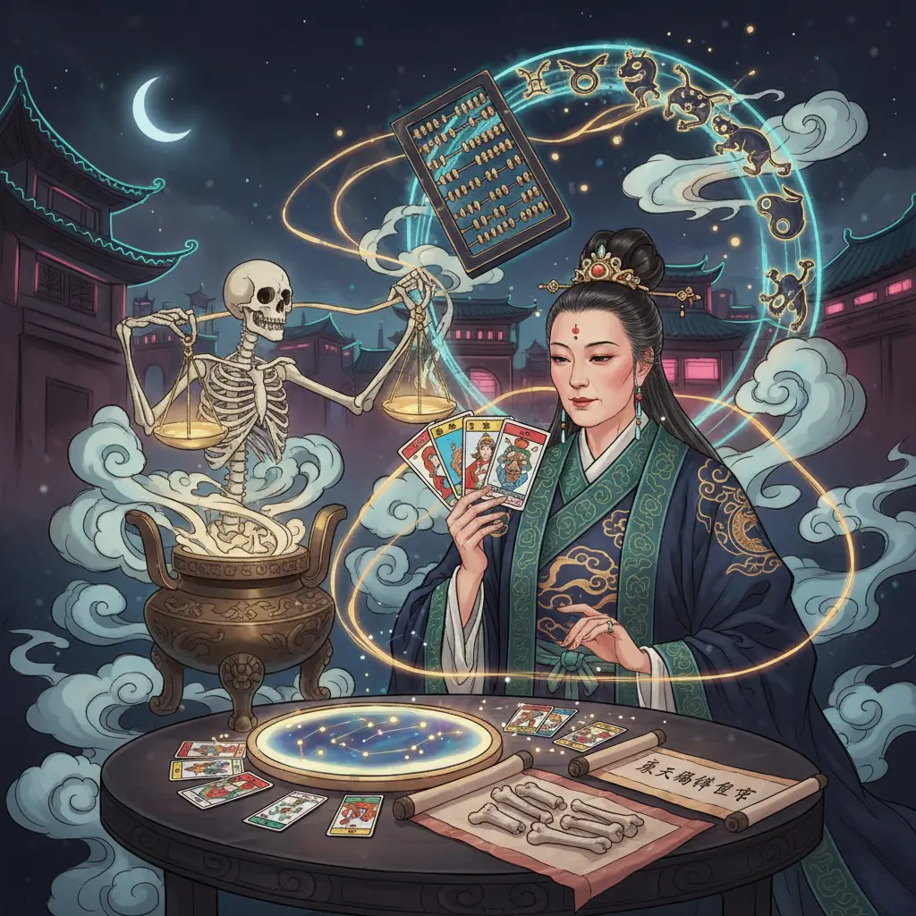 袁天罡稱骨 - 塔羅牌占卜