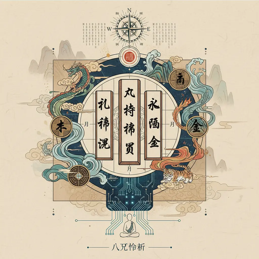八字分析 - 八字命盤