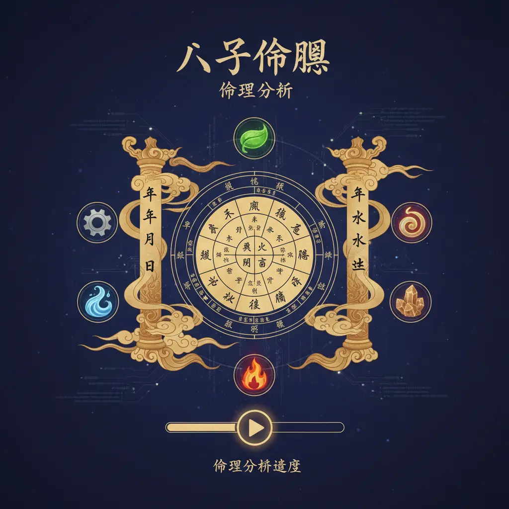 命理分析 - 八字命盤