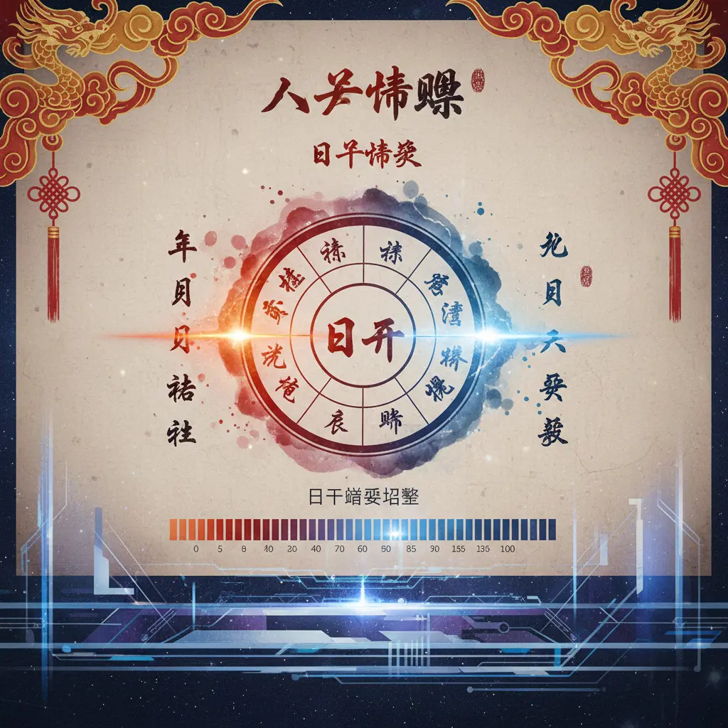 日干旺衰 - 八字命盤