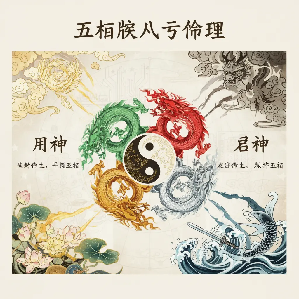用神忌神 - 五行派八字命理