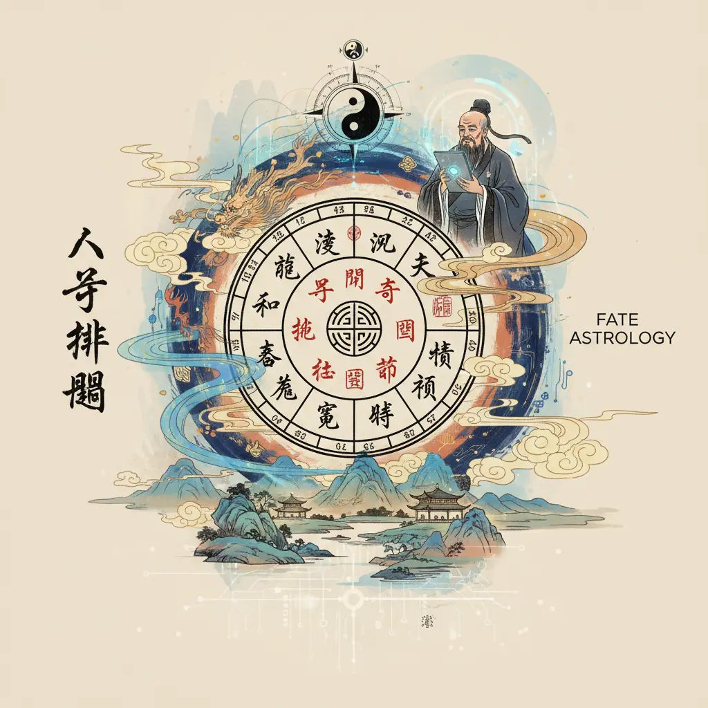 fate 八字 - 八字排盤