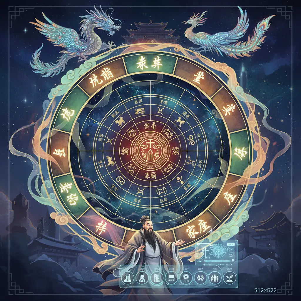 十年大運 - 命盤