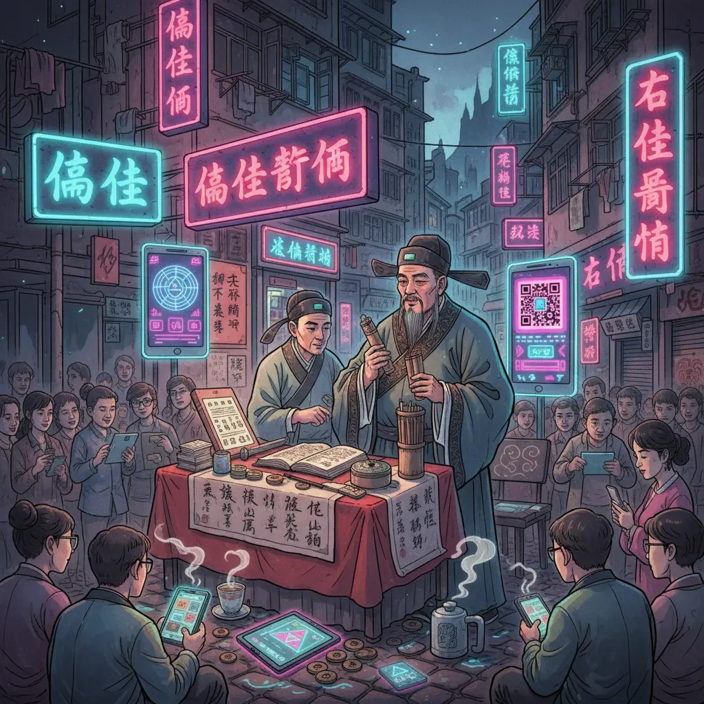 廟街算命 - 占卜