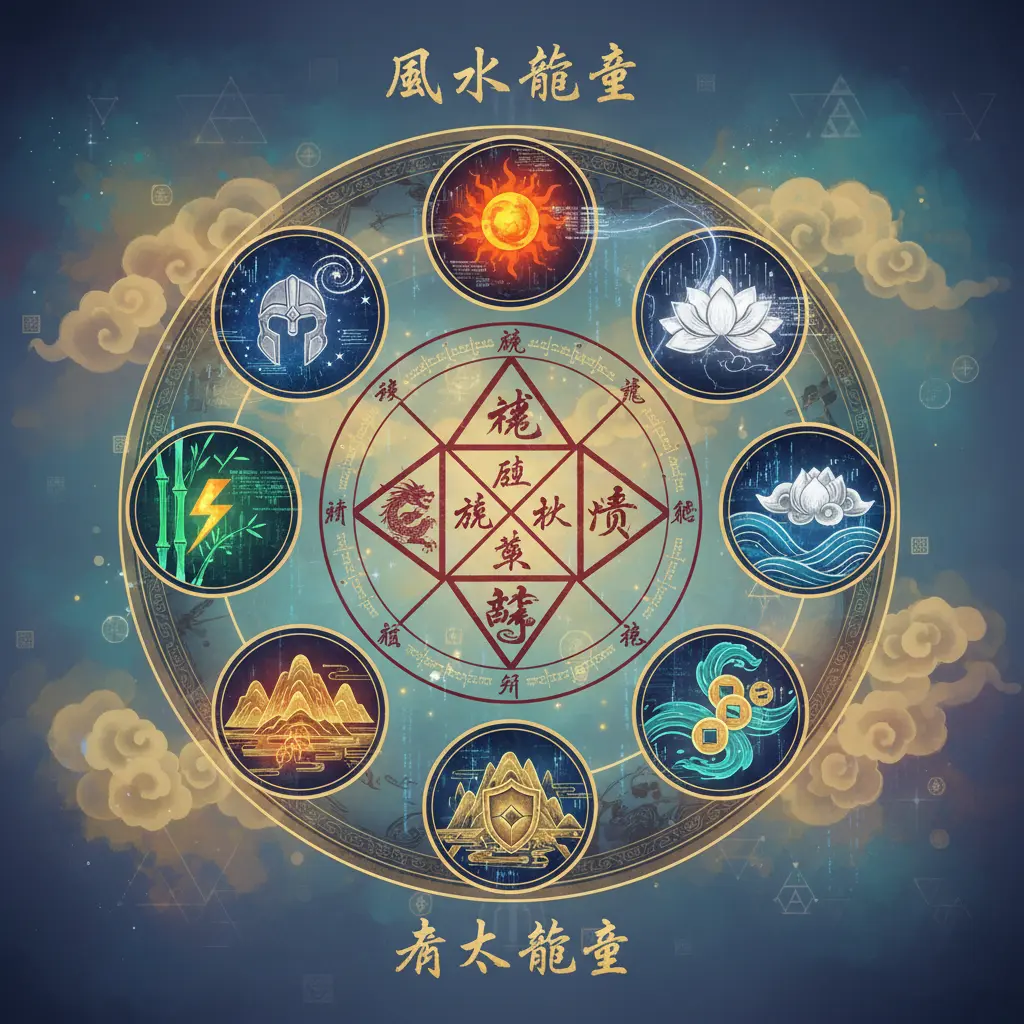 風水能量 - 後天八卦