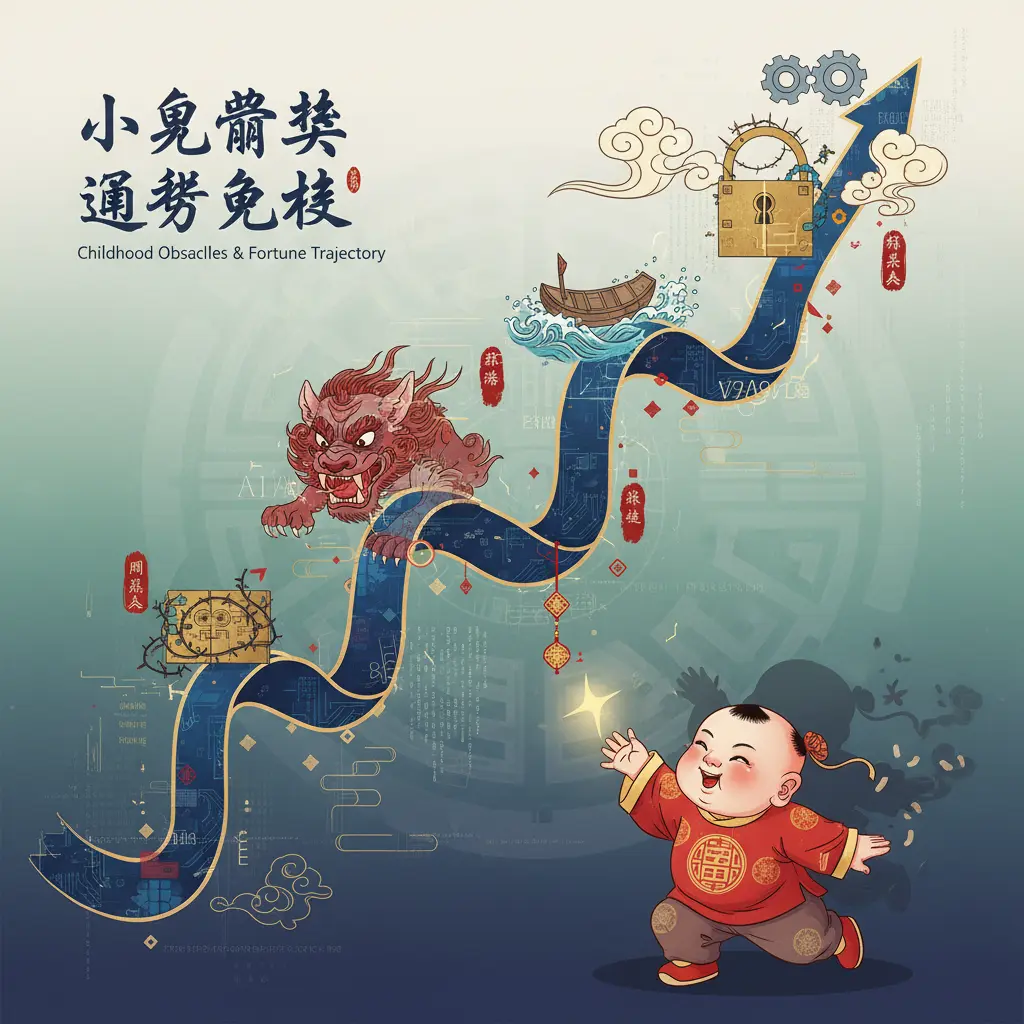 運勢曲線 - 小兒關煞