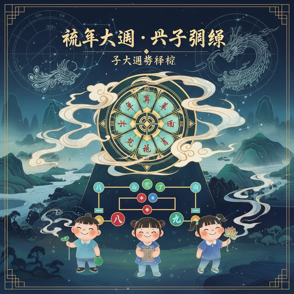 八字看幾個孩子 - 流年大運