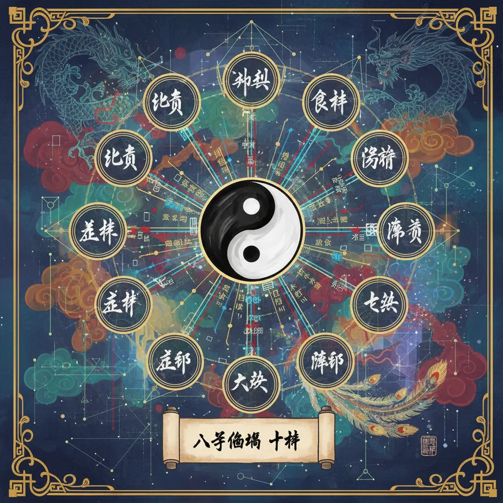 八字陰陽 - 十神