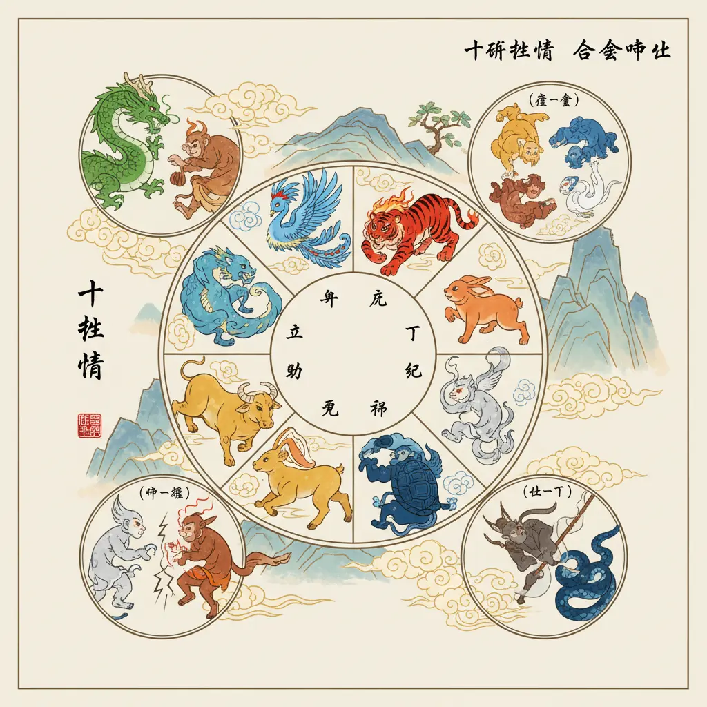 合會沖化 - 十幹性情