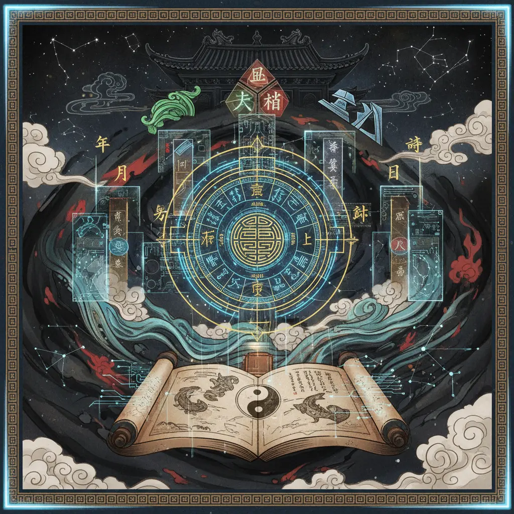 八字命盤 - 八字排盤