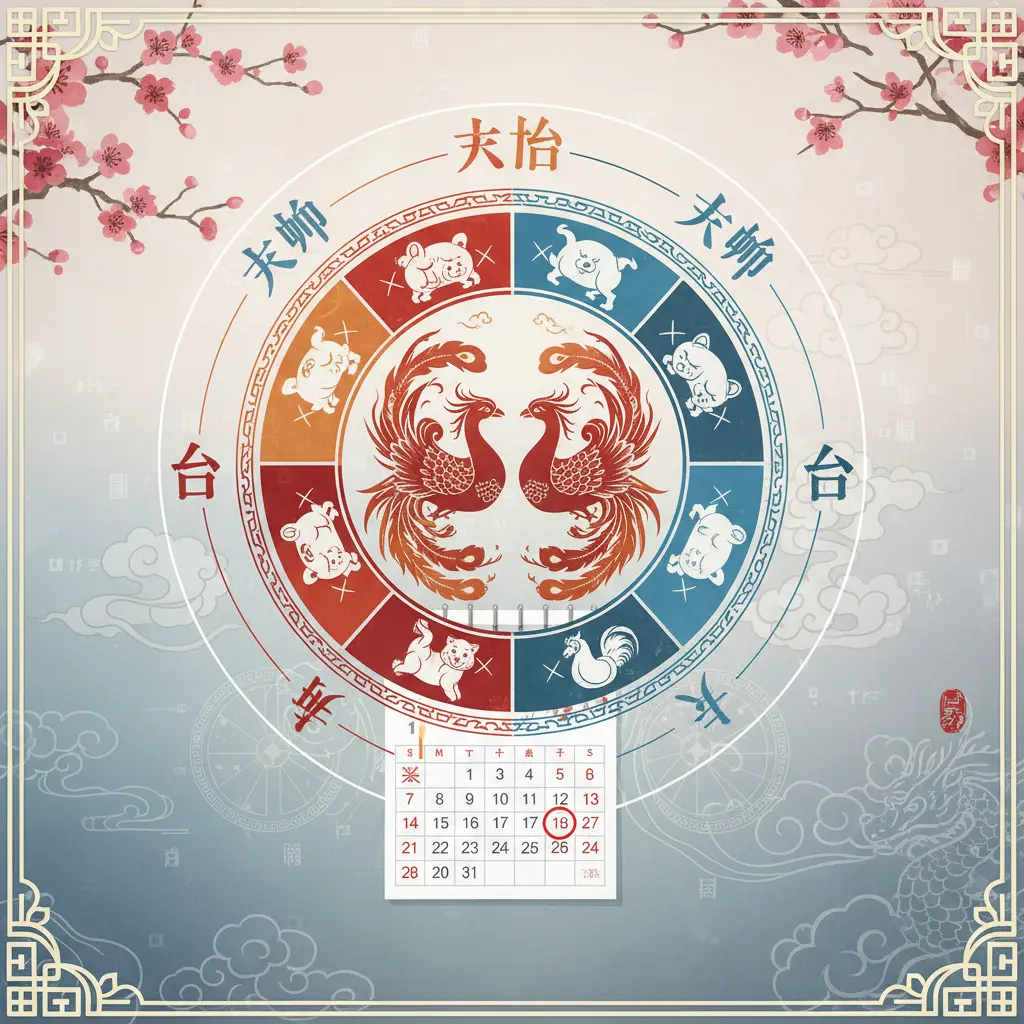 擇日結婚 - 六沖六合