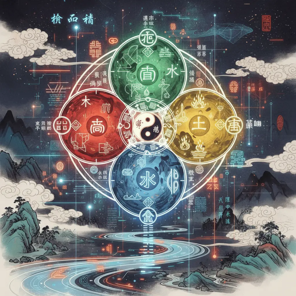 五行分佈 - 納音五行