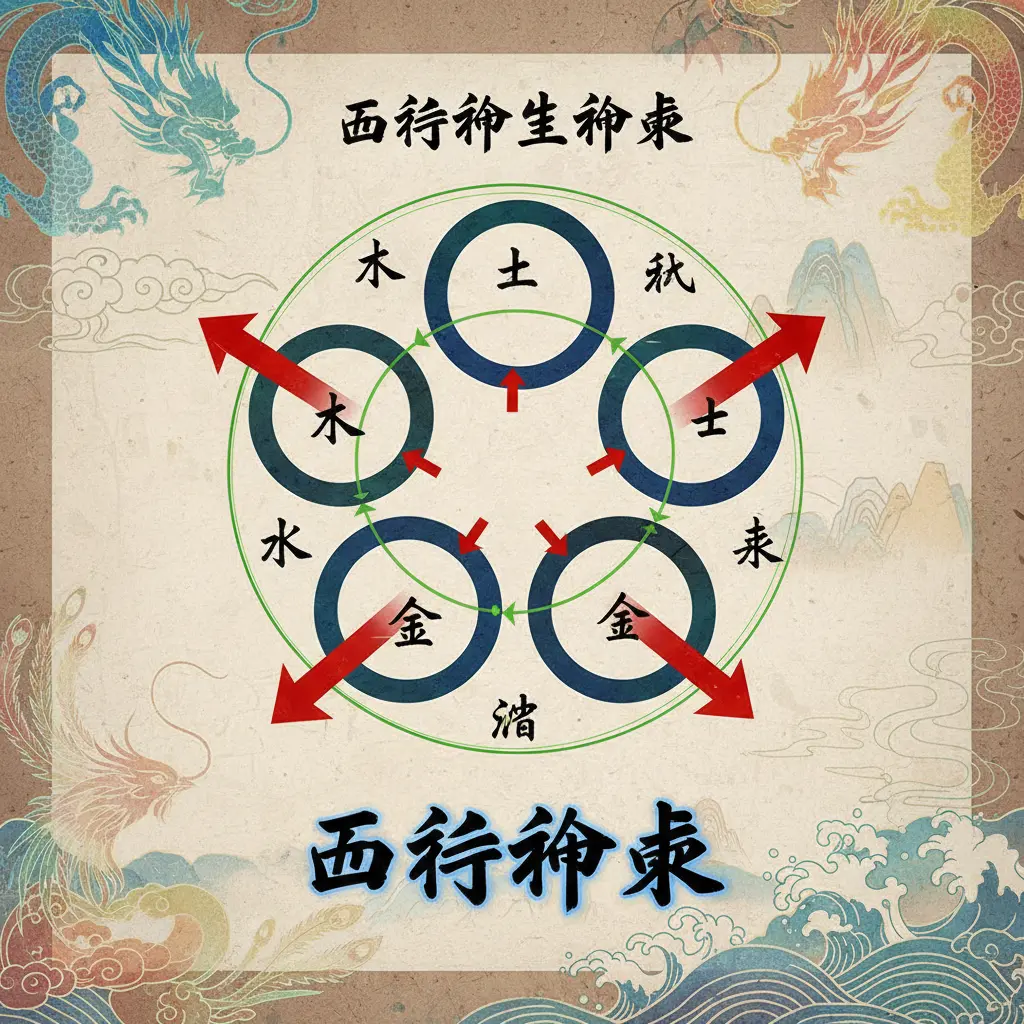 五行相生相剋 - 五行相剋