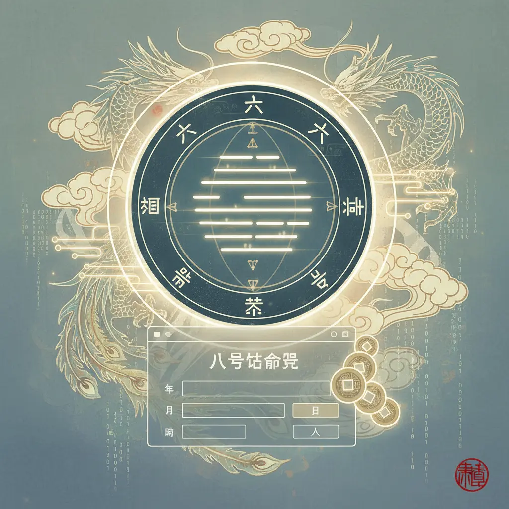 八字計算器 - 六爻
