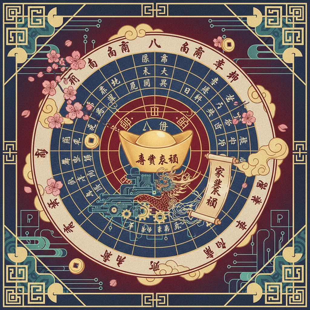 八字命盤 - 事業財運