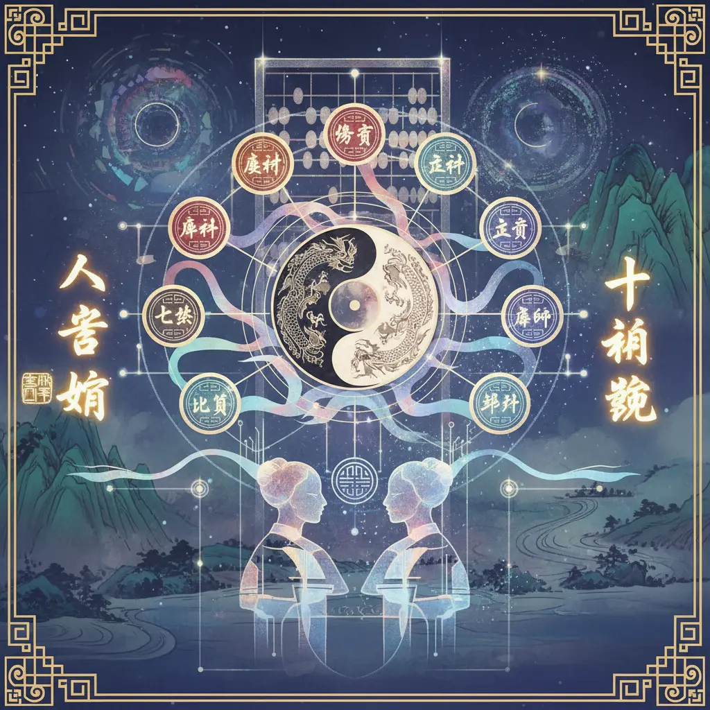 八字合婚 - 十神理論