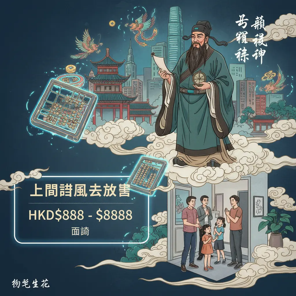 上門睇風水收費 - 馬君程師傅