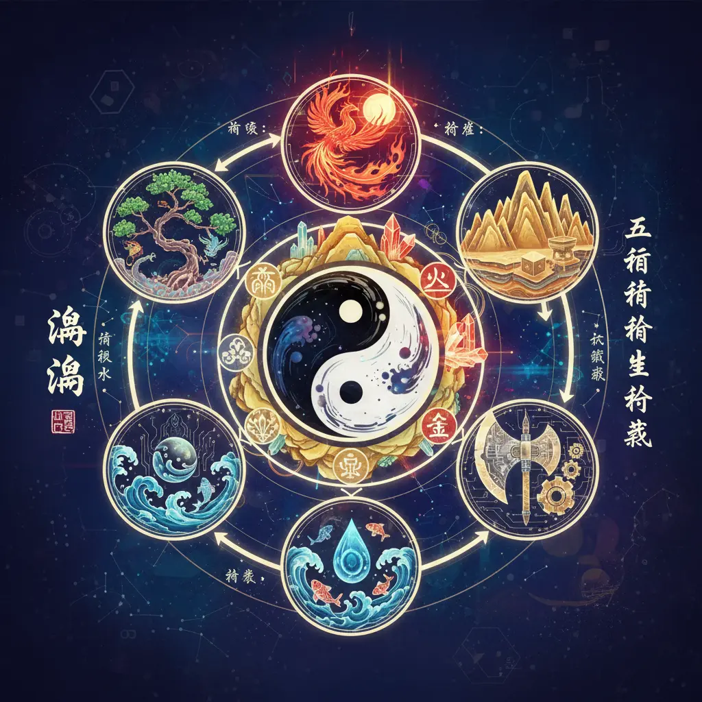 五行相生相剋 - 陰陽