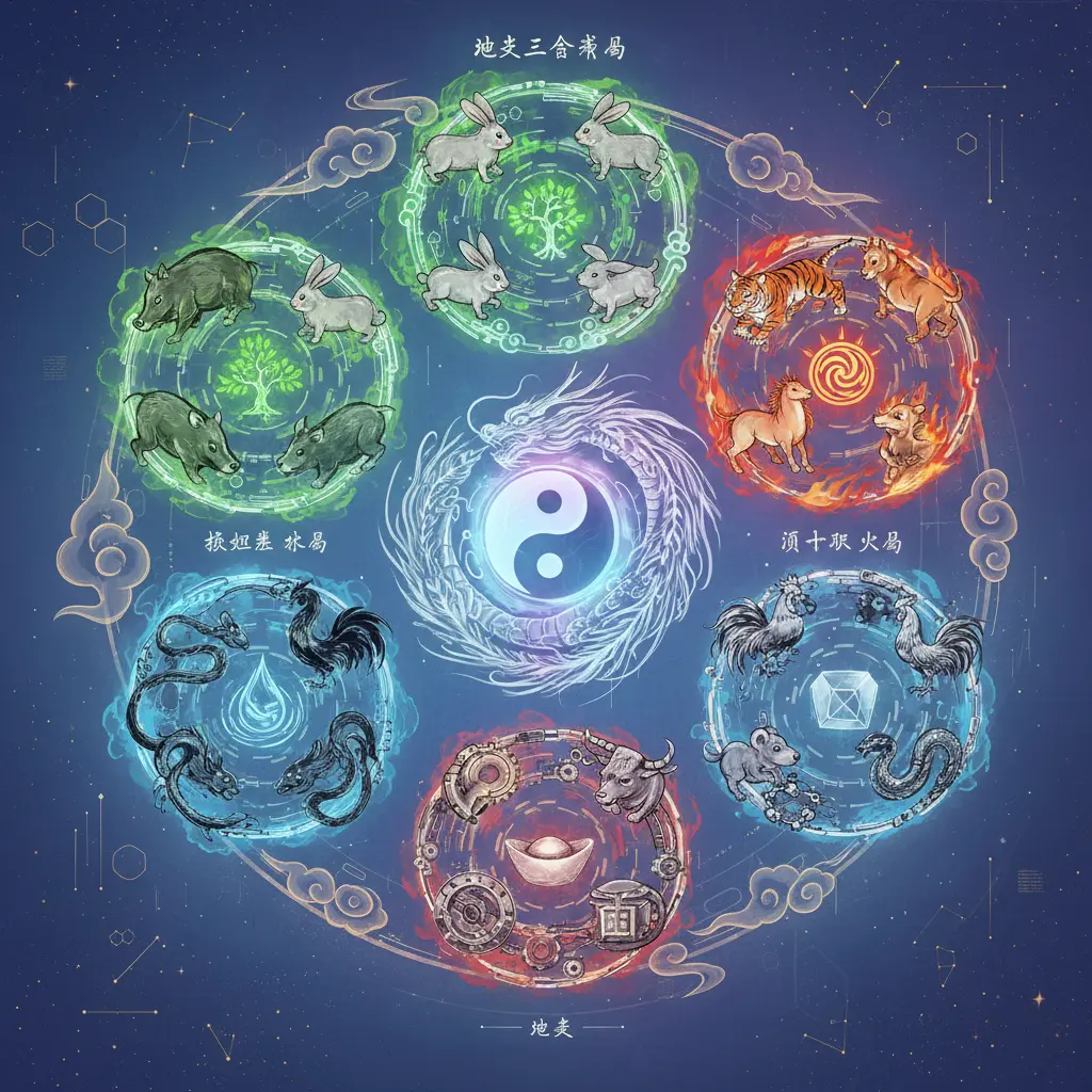 地支 - 地支三合成局