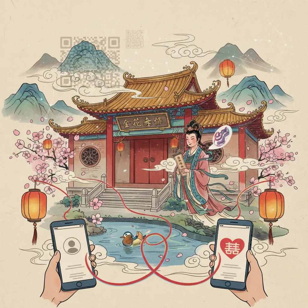 姻緣 - 金花夫人廟