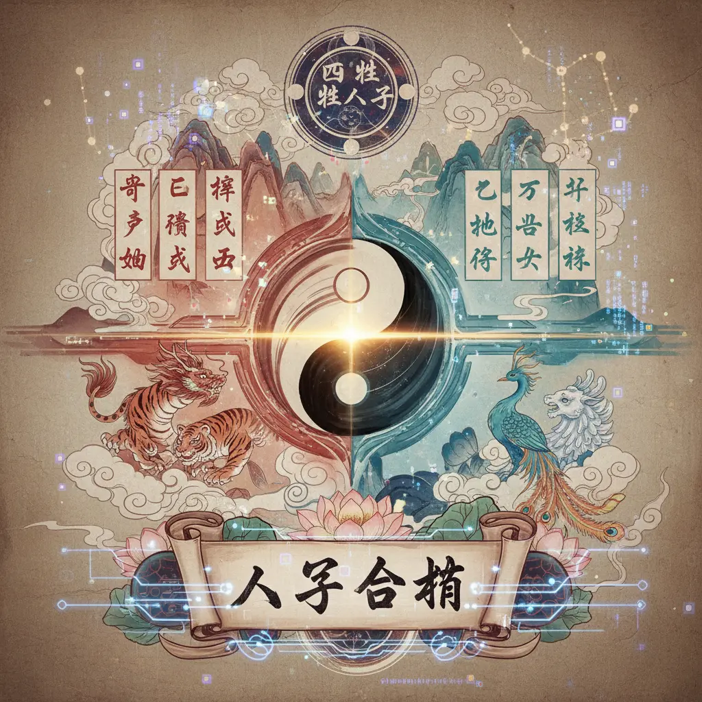 八字合婚 - 四柱八字