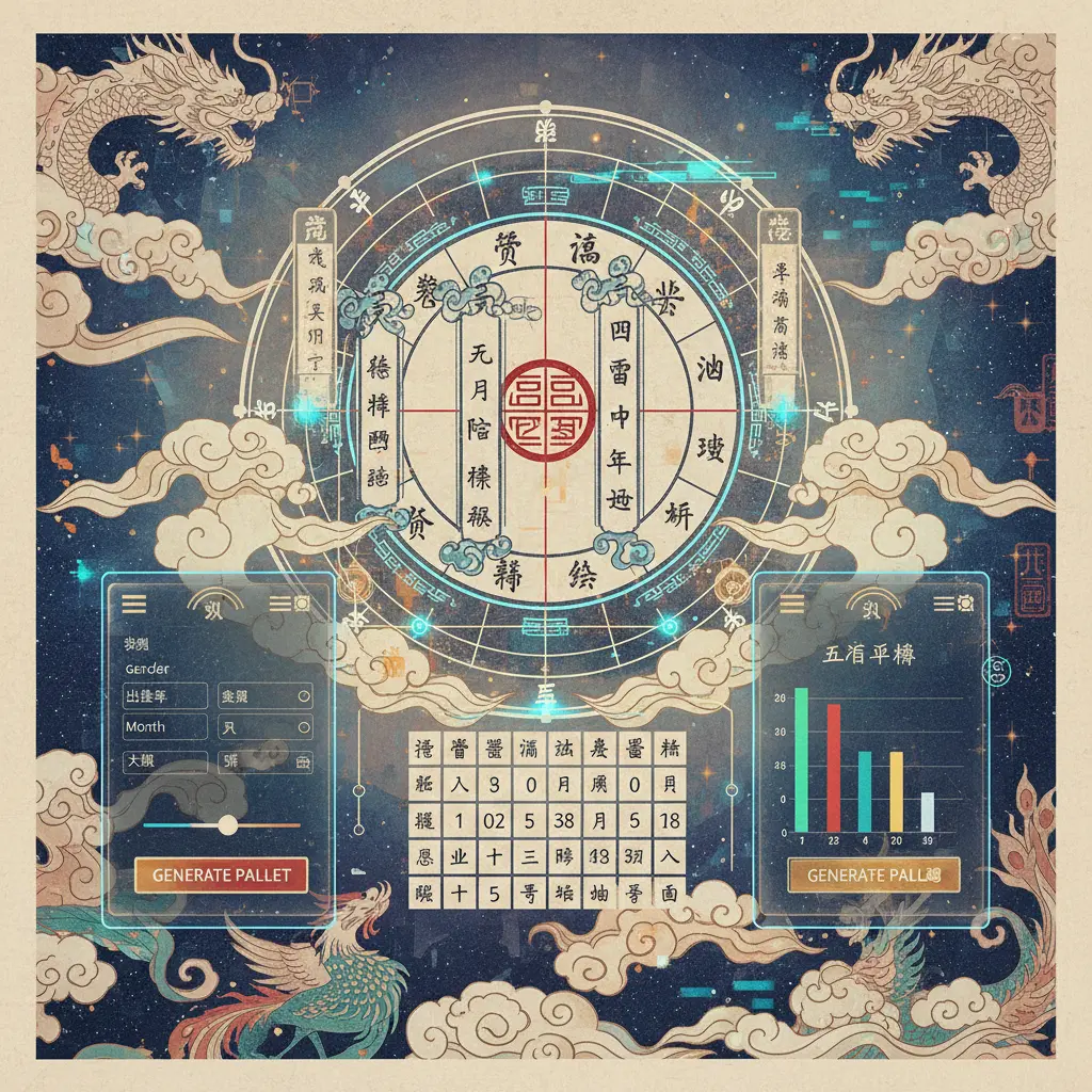 生辰八字工具 - 八字排盤