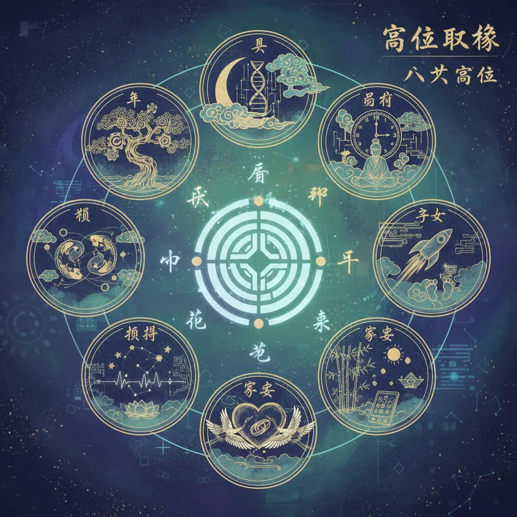 八字宮位 - 宮位取象