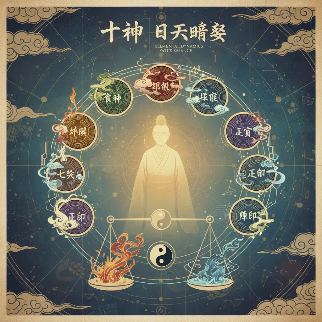 日干旺衰 - 十神