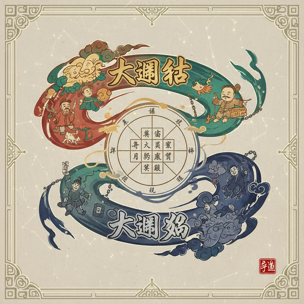 八字 命盤 - 大運吉凶