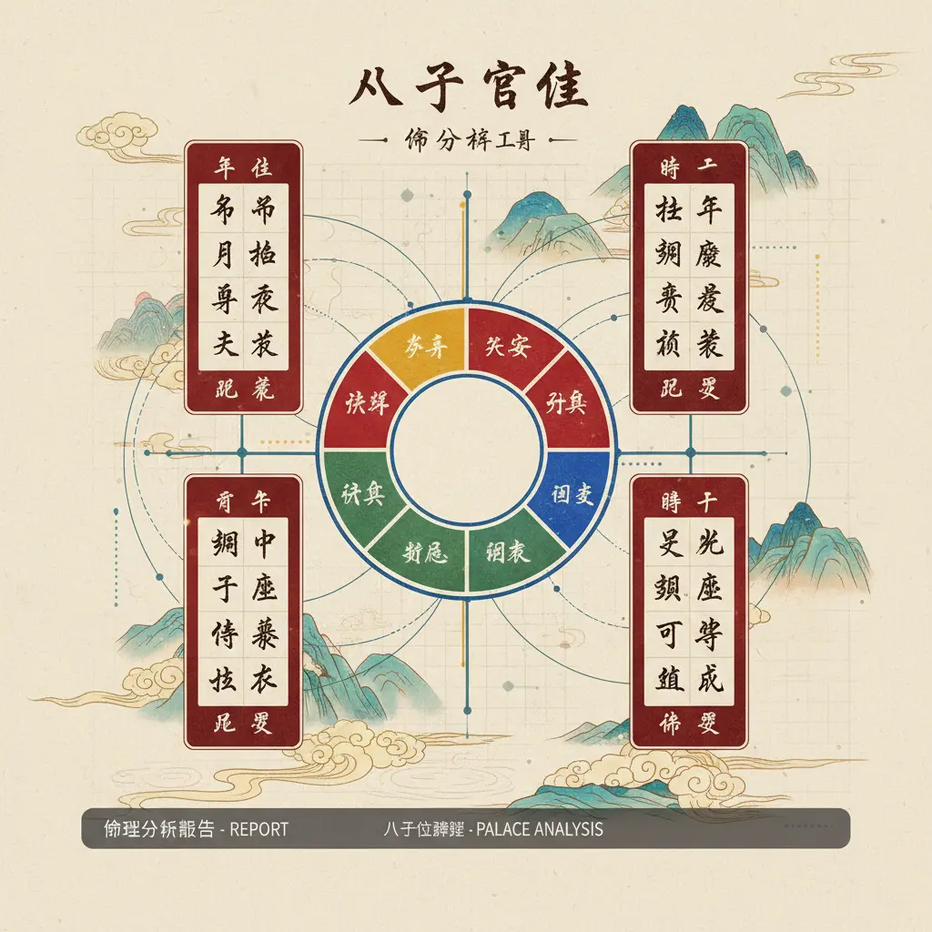 命理分析工具 - 八字宮位