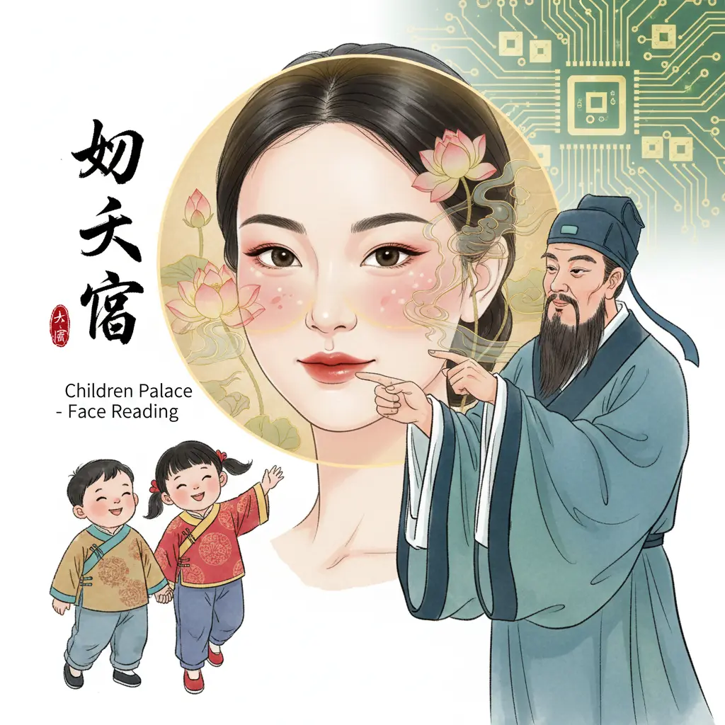 面相 - 子女宮