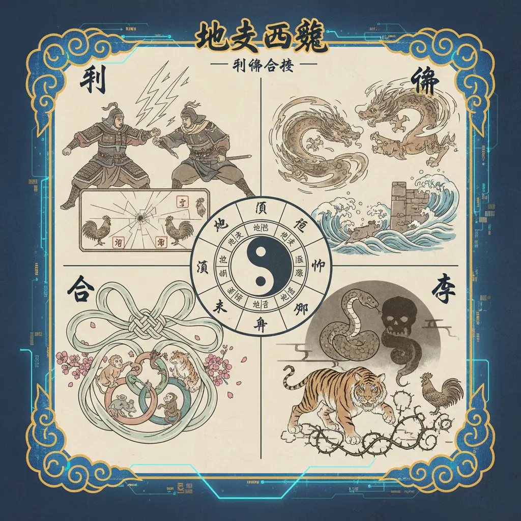 刑衝合害 - 地支四絕