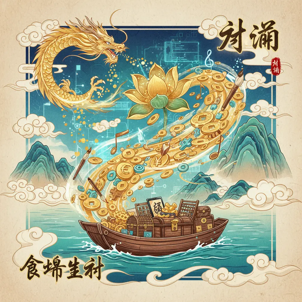 食傷生財 - 財運