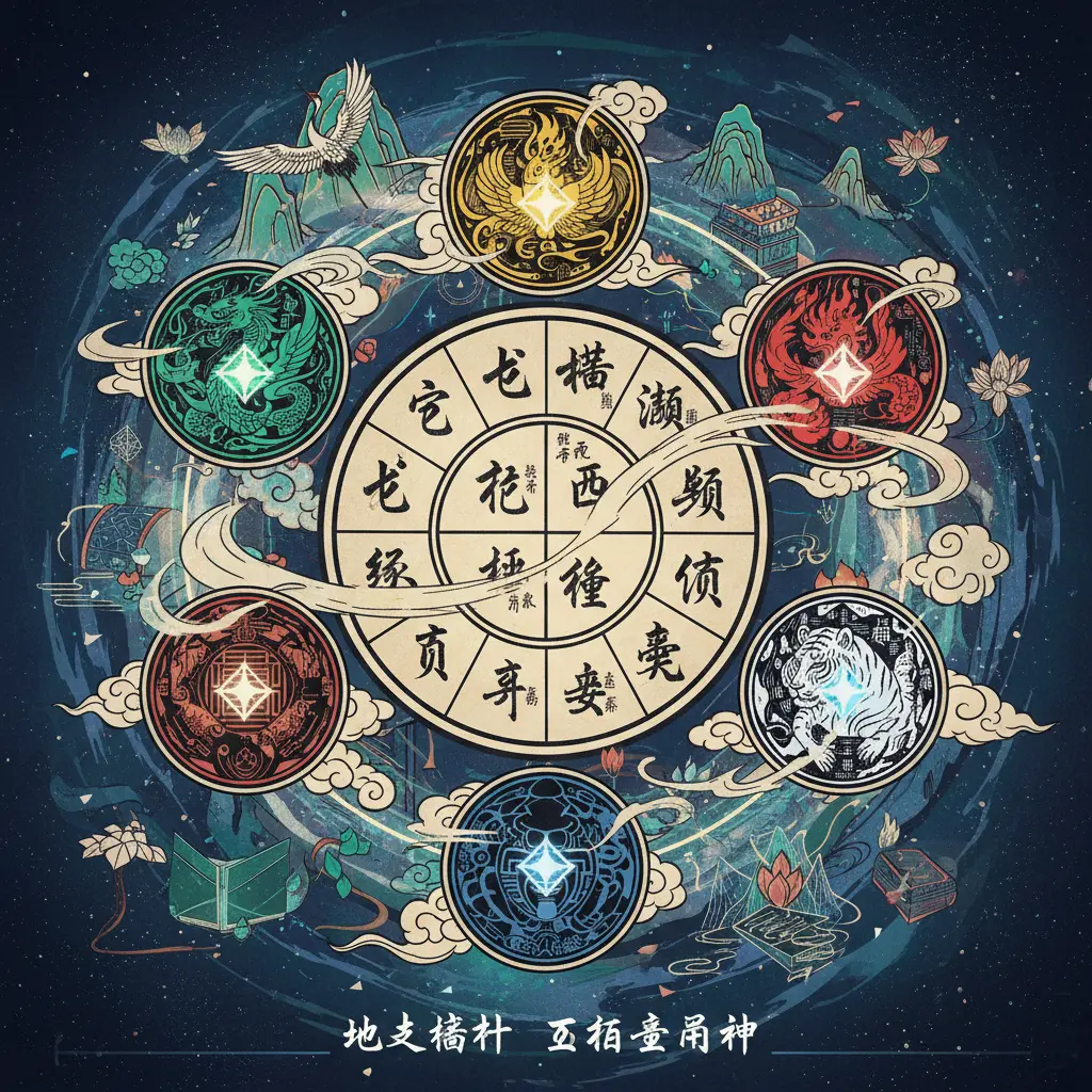 五行喜用神 - 地支藏幹