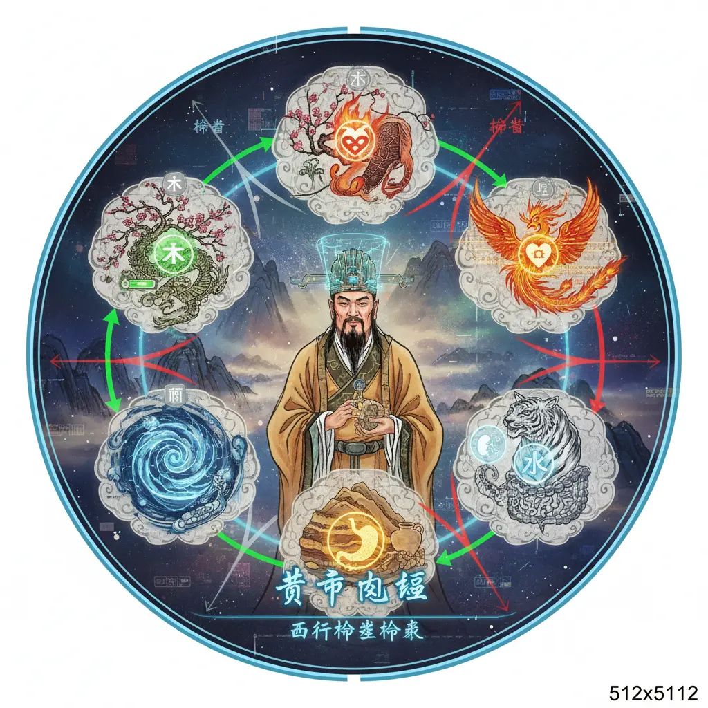 五行相生相剋 - 黃帝內經