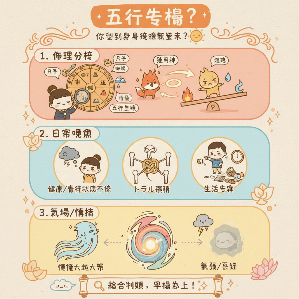 八字紫微鬥數生肖喜用神命盤面相學命主五行易經命理學陰陽平衡五行缺失財運健康運勢旺衰開運方法五行生剋風水佈局命理分析流年