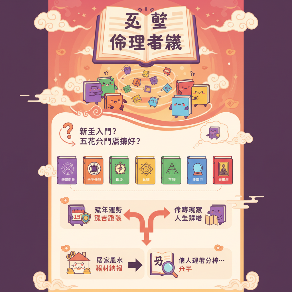 陽宅玄學紫微鬥數身心靈擇日八字命理易經梅花易數十二生肖塔羅牌九宮飛星命盤解讀前世今生居家風水命運預測生肖運程風水佈局財運五行學說命理諮詢