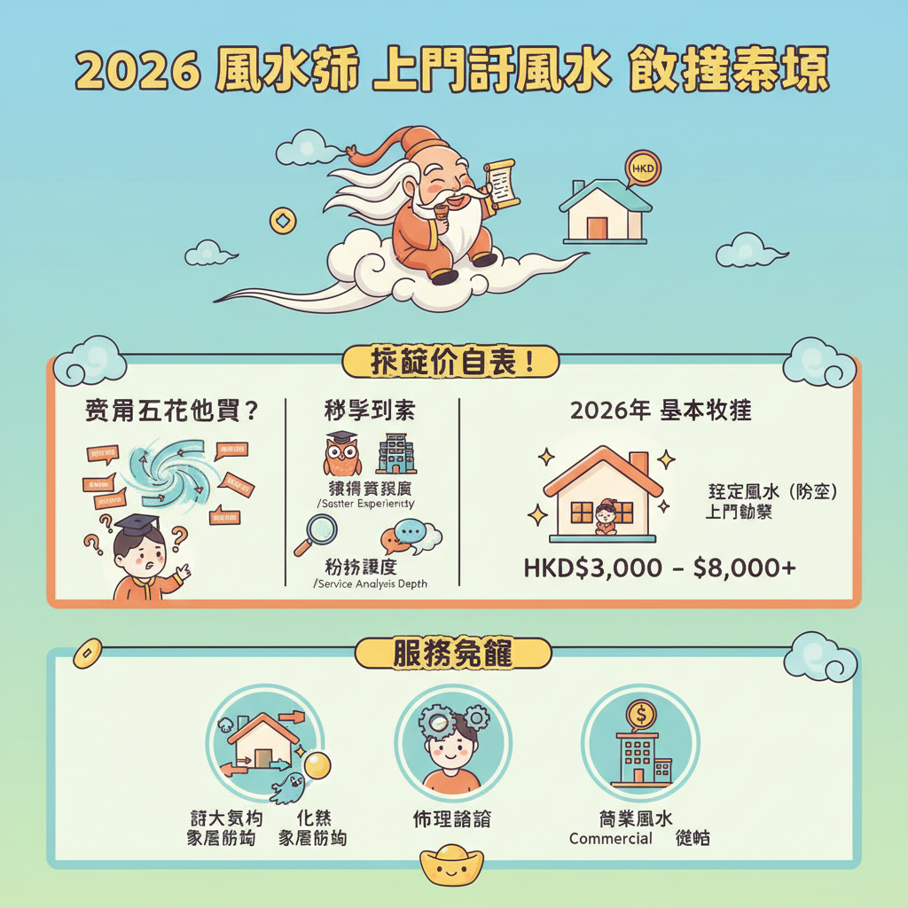 擇日運勢住宅風水玄學陽宅風水八字命理風水氣場家居風水財位收費標準開運趨吉避兇八字批命命格分析家居佈局上門勘察擇日改善運勢辦公室風水