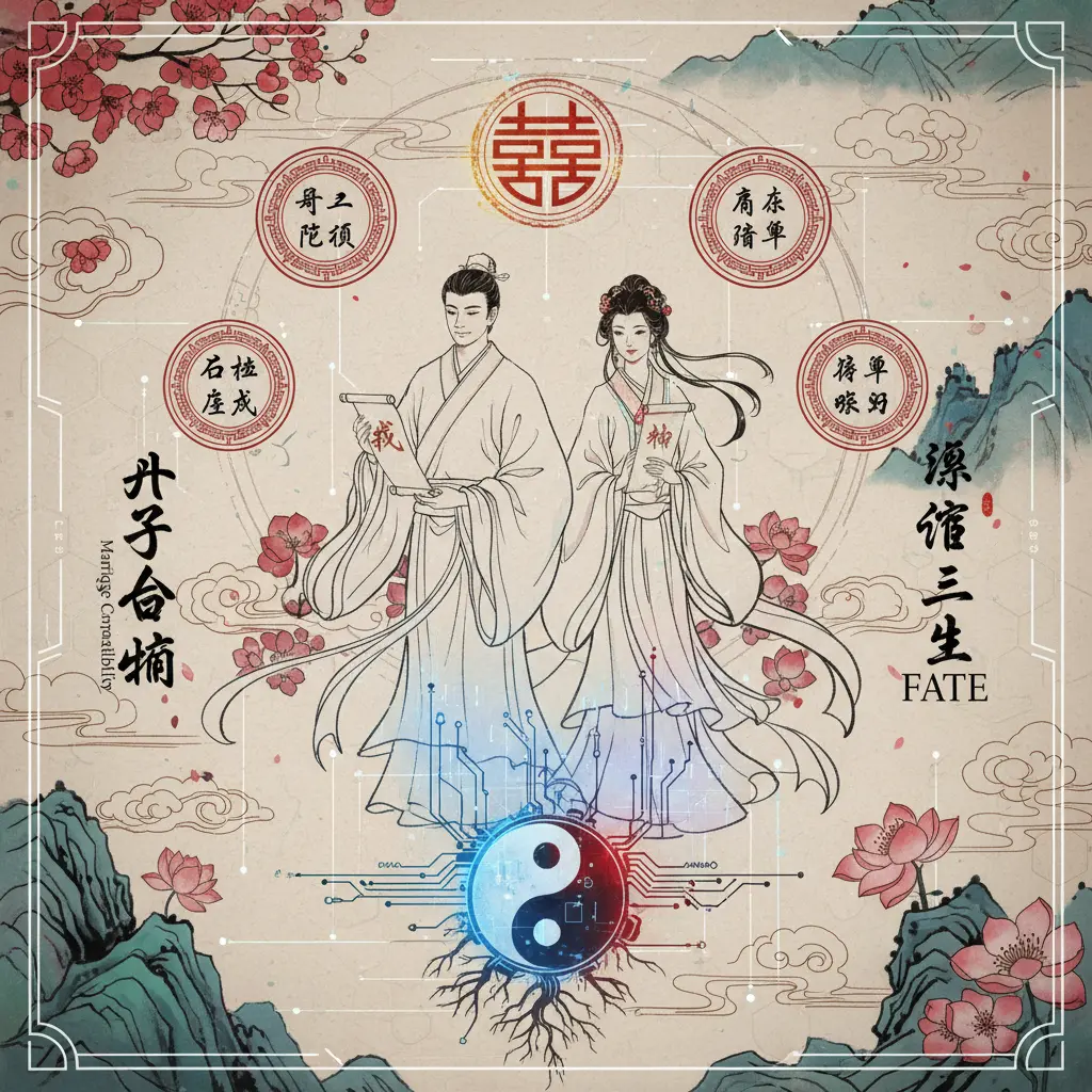八字合婚 - 八字合婚