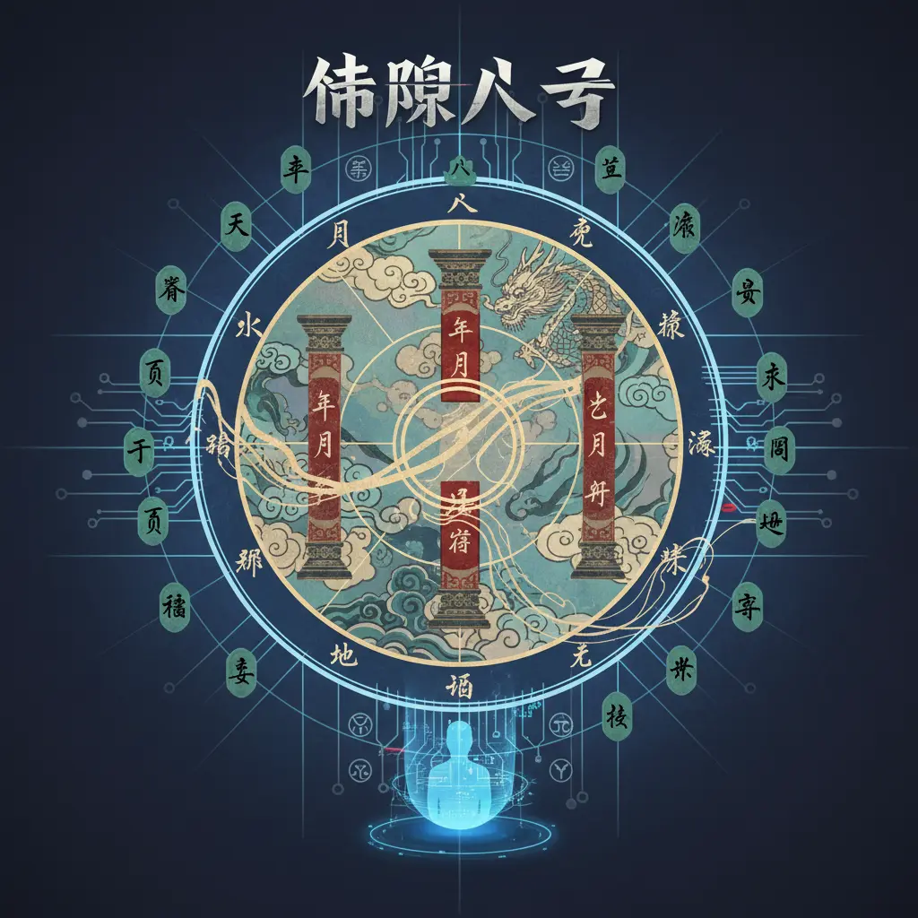 命盤八字 - 八字命盤