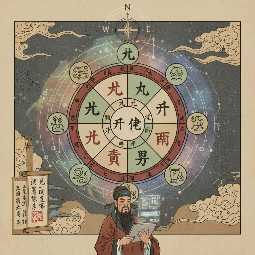 算八字 - 八字命盤